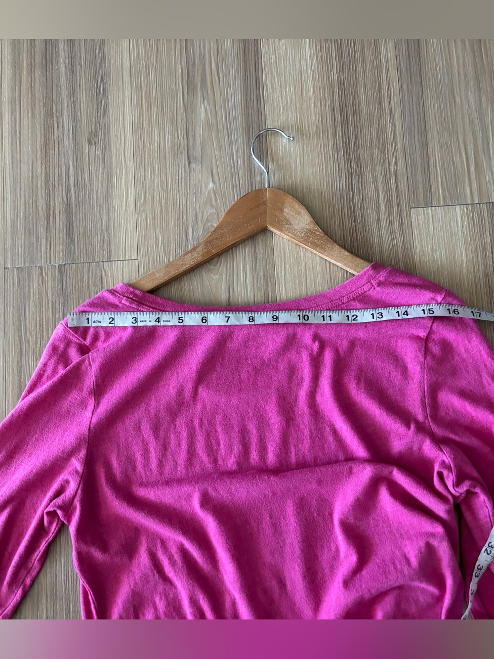 Y2K VTG American Eagle T-Shirt Pink Logo Spellout Long Sleeve Womens L Preppy - Picture 9 of 10